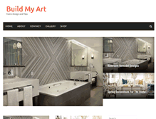 Tablet Screenshot of buildmyart.com